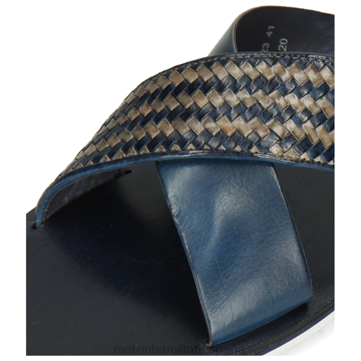 Sam 23 hombres Melvin & Hamilton azul JRT4739 mulas