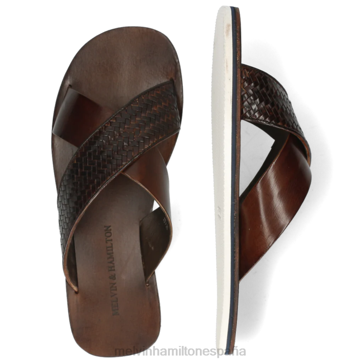 Sam 23 hombres Melvin & Hamilton marrón JRT4735 mulas