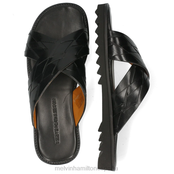 Sam 37 hombres Melvin & Hamilton negro JRT4729 mulas