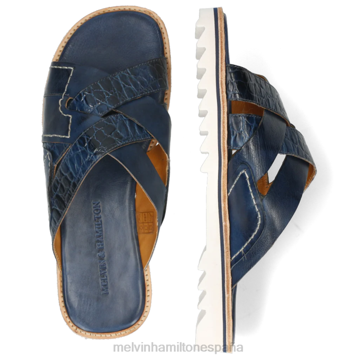 Sam 38 hombres Melvin & Hamilton azul JRT4732 mulas