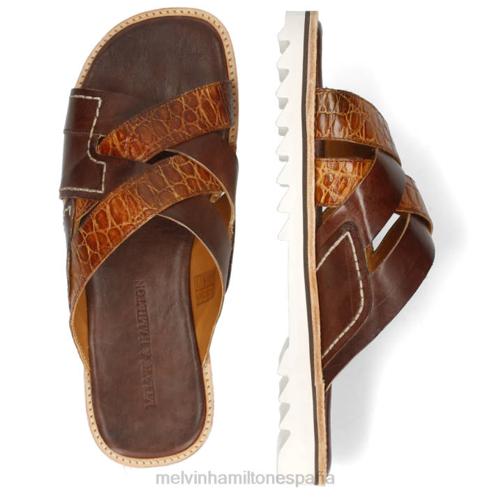 Sam 38 hombres Melvin & Hamilton marrón JRT4721 mulas