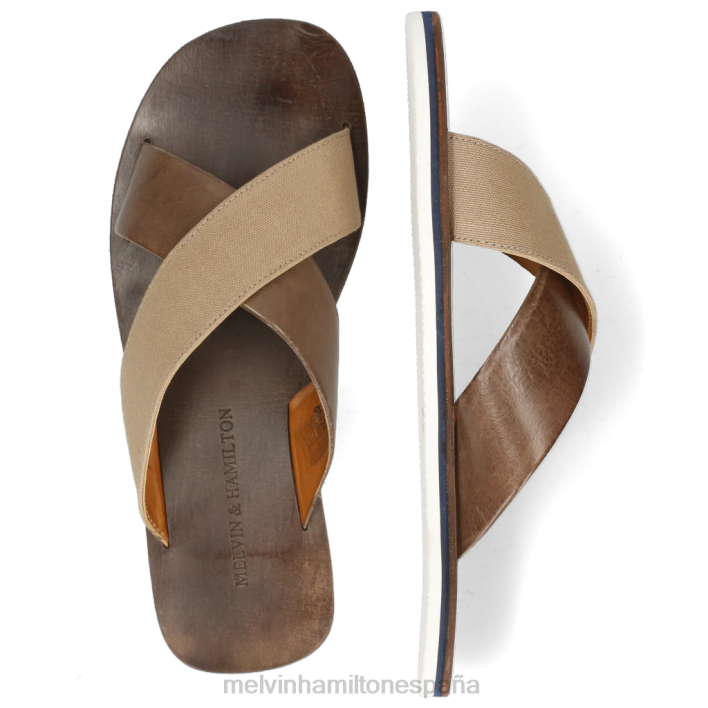 Sam 5 hombres Melvin & Hamilton beige JRT4720 mulas