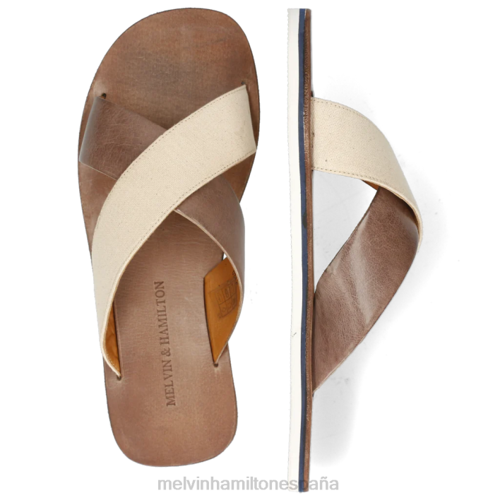 Sam 5 hombres Melvin & Hamilton marrón JRT4726 mulas