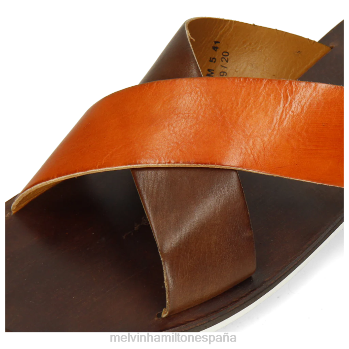 Sam 5 hombres Melvin & Hamilton marrón JRT4741 mulas