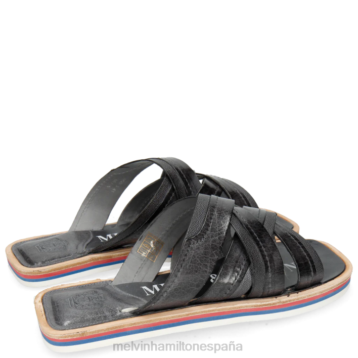 bob 2 hombres Melvin & Hamilton gris JRT4724 mulas