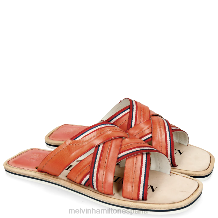 bob 2 hombres Melvin & Hamilton naranja JRT4734 mulas