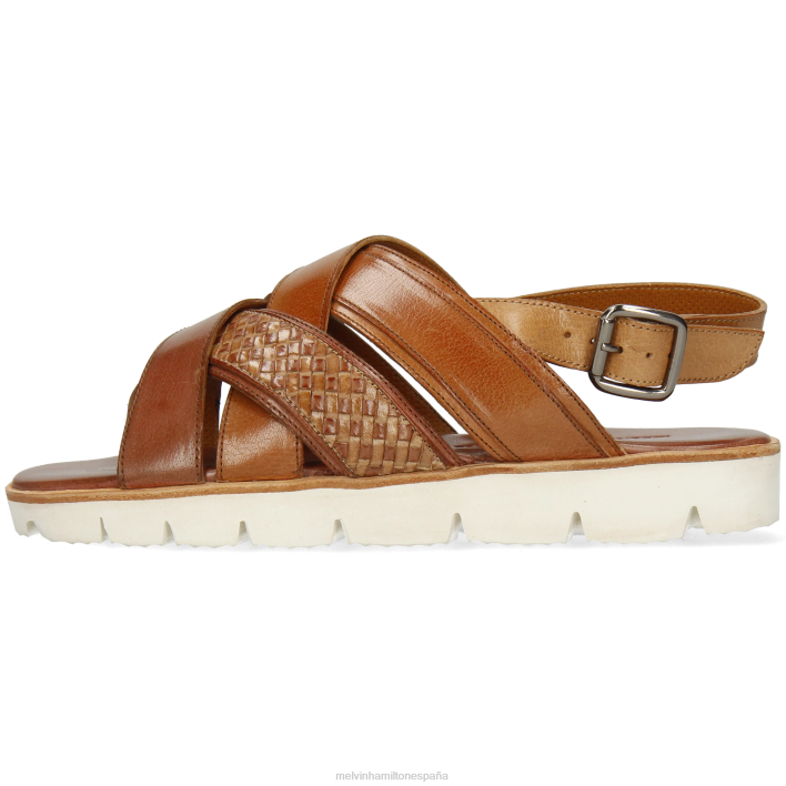 Sam 46 hombres Melvin & Hamilton marrón JRT4776 sandalias