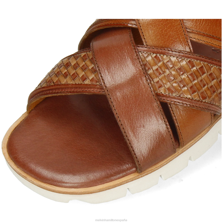 Sam 46 hombres Melvin & Hamilton marrón JRT4776 sandalias