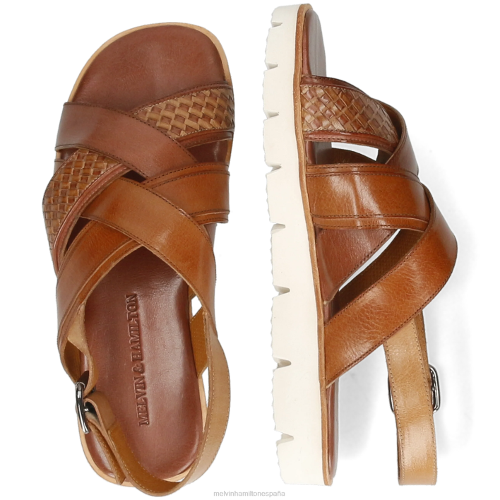 Sam 46 hombres Melvin & Hamilton marrón JRT4776 sandalias