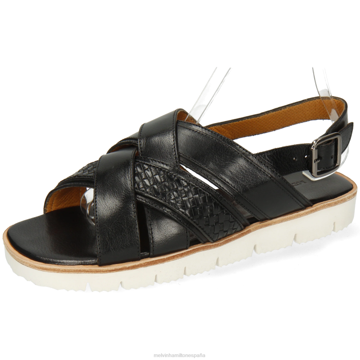 Sam 46 hombres Melvin & Hamilton negro JRT4769 sandalias