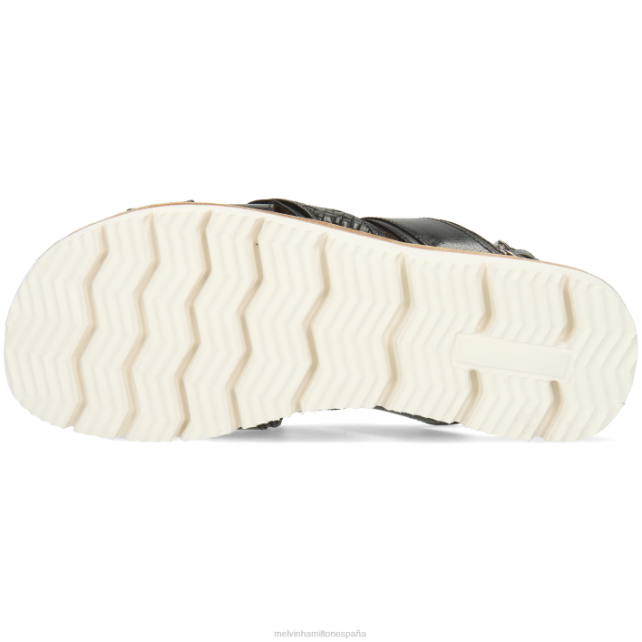 Sam 46 hombres Melvin & Hamilton negro JRT4769 sandalias