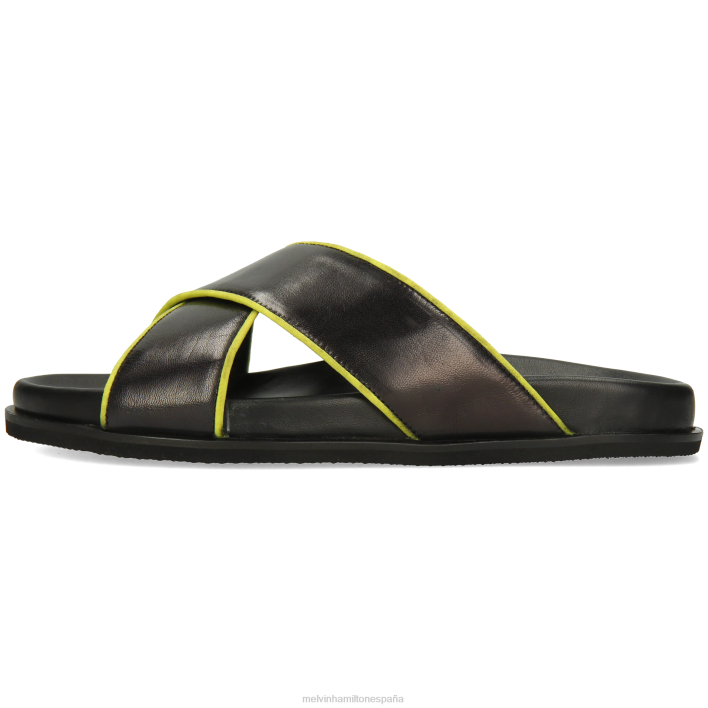 roberto 21 hombres Melvin & Hamilton negro JRT4750 sandalias