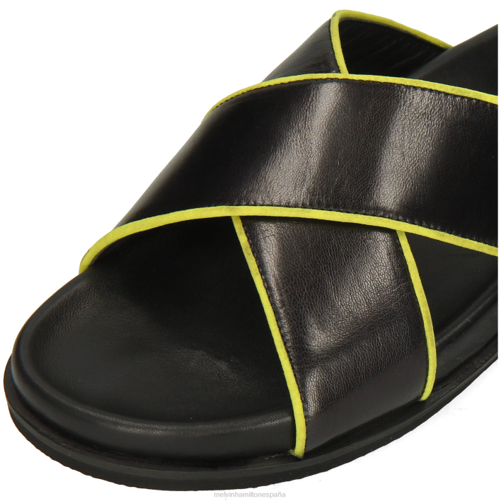 roberto 21 hombres Melvin & Hamilton negro JRT4750 sandalias