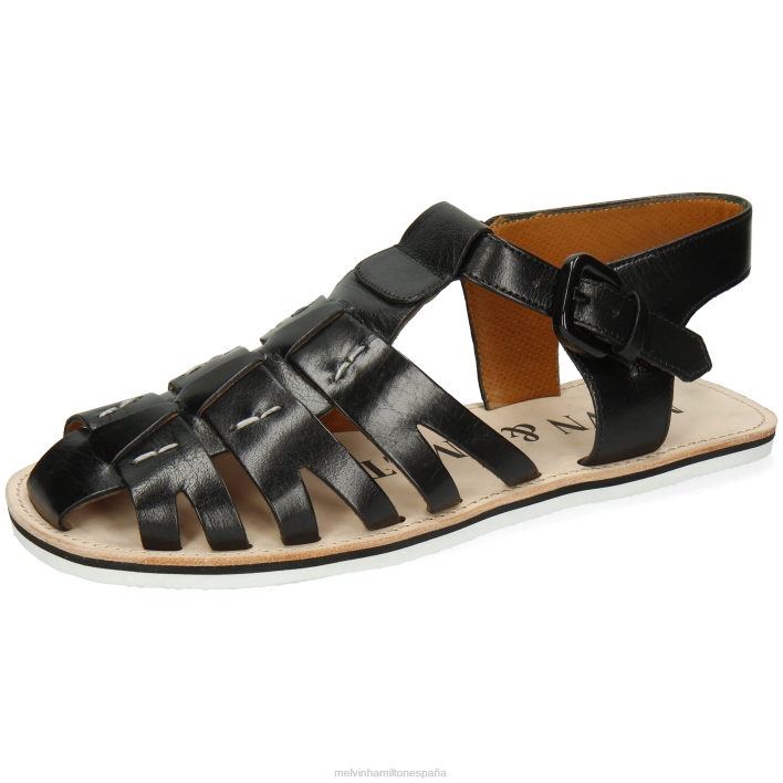 sam 39 hombres Melvin & Hamilton negro JRT4763 sandalias