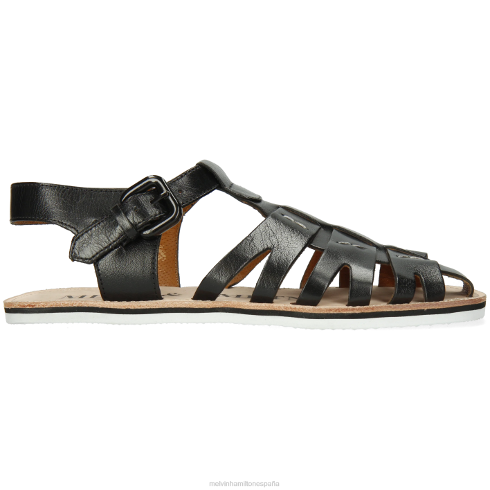 sam 39 hombres Melvin & Hamilton negro JRT4763 sandalias