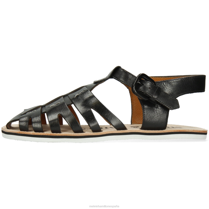 sam 39 hombres Melvin & Hamilton negro JRT4763 sandalias