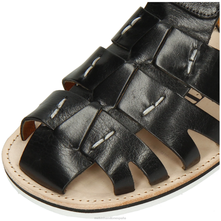 sam 39 hombres Melvin & Hamilton negro JRT4763 sandalias