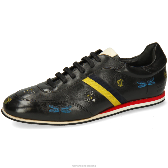 farel 3 hombres Melvin & Hamilton negro JRT4631 zapatillas