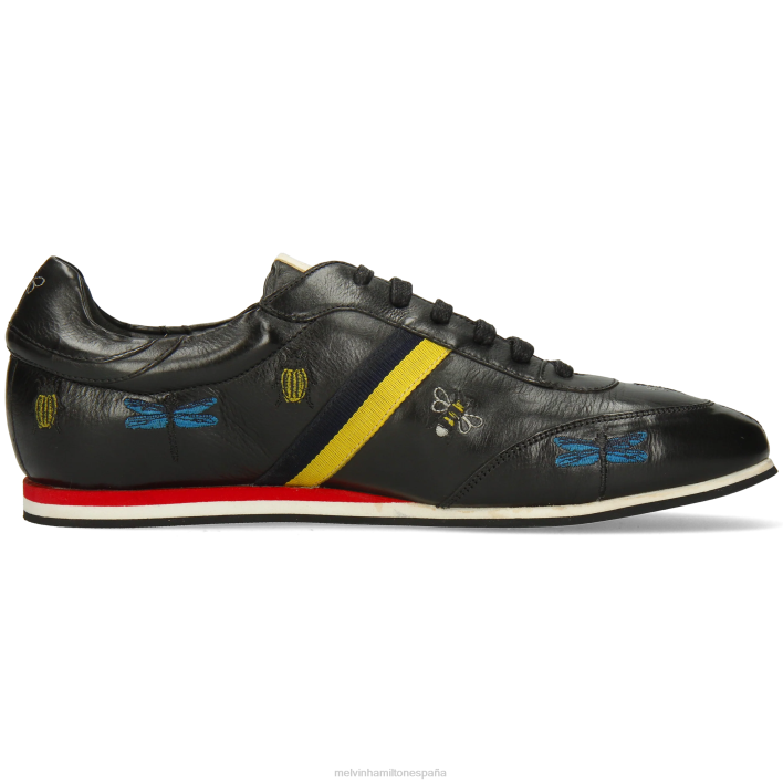 farel 3 hombres Melvin & Hamilton negro JRT4631 zapatillas