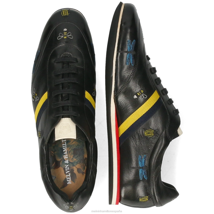 farel 3 hombres Melvin & Hamilton negro JRT4631 zapatillas
