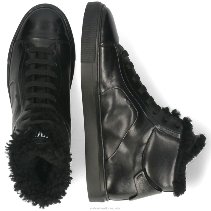 harvey 108 hombres Melvin & Hamilton negro JRT4576 zapatillas