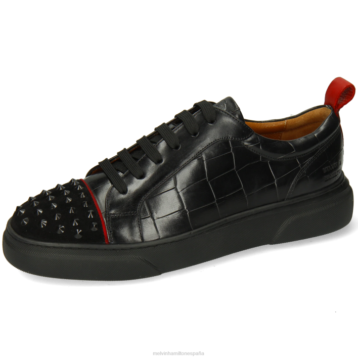 harvey 12 hombres Melvin & Hamilton negro JRT4572 zapatillas