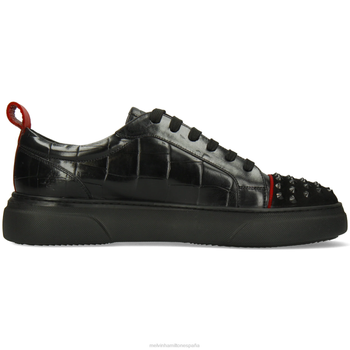 harvey 12 hombres Melvin & Hamilton negro JRT4572 zapatillas