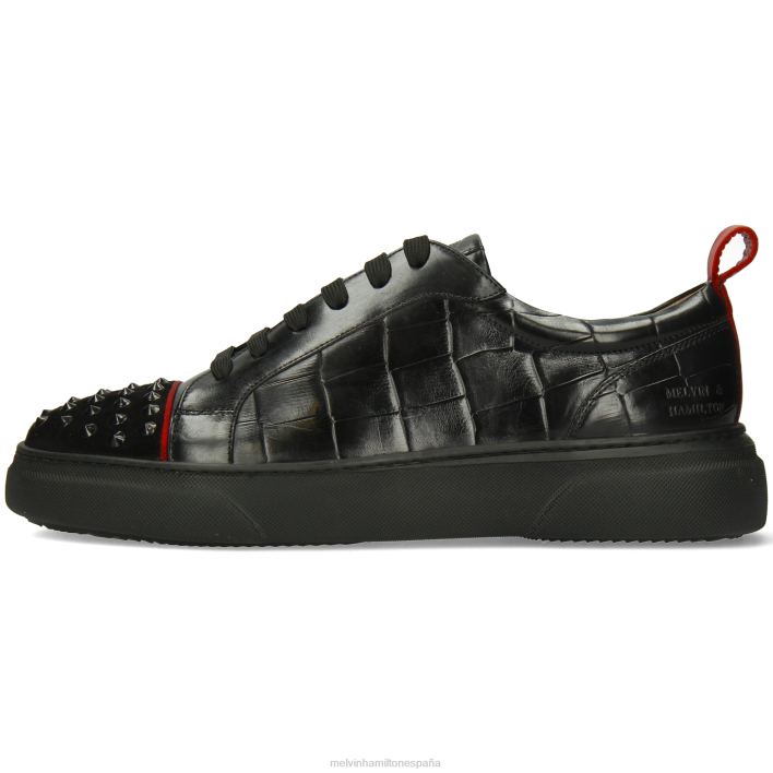 harvey 12 hombres Melvin & Hamilton negro JRT4572 zapatillas