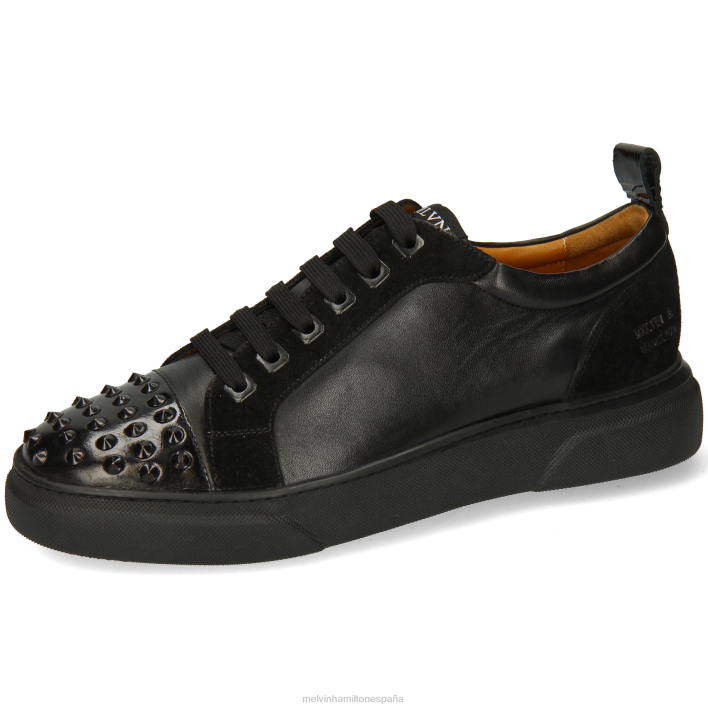 harvey 12 hombres Melvin & Hamilton negro JRT4598 zapatillas