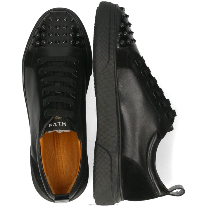 harvey 12 hombres Melvin & Hamilton negro JRT4598 zapatillas