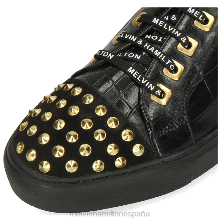 harvey 12 hombres Melvin & Hamilton negro JRT4612 zapatillas