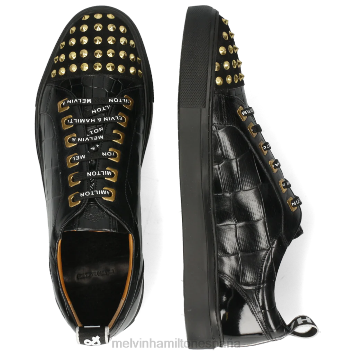 harvey 12 hombres Melvin & Hamilton negro JRT4612 zapatillas