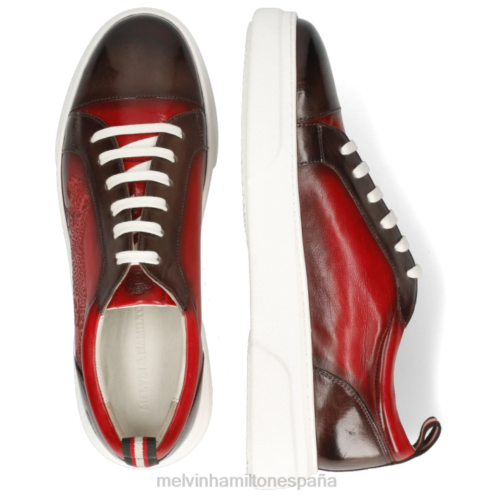 harvey 12 hombres Melvin & Hamilton rojo JRT4656 zapatillas