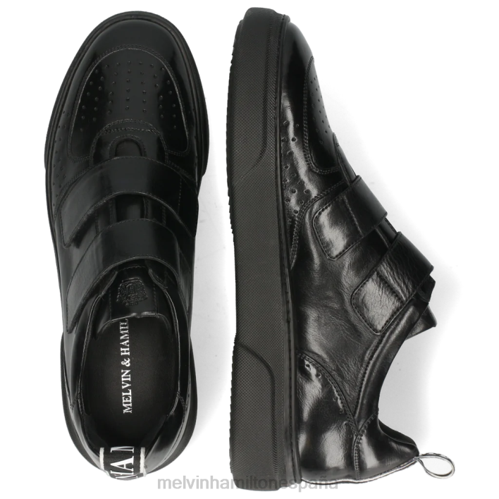 harvey 28 hombres Melvin & Hamilton negro JRT4671 zapatillas