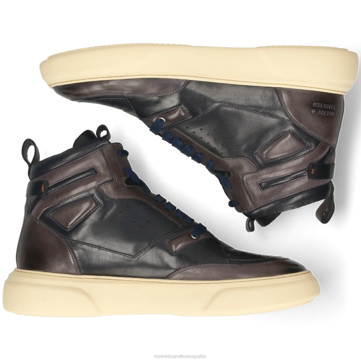 harvey 51 hombres Melvin & Hamilton gris JRT4599 zapatillas