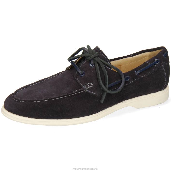 conde 13 hombres Melvin & Hamilton azul JRT4702 zapatos del barco