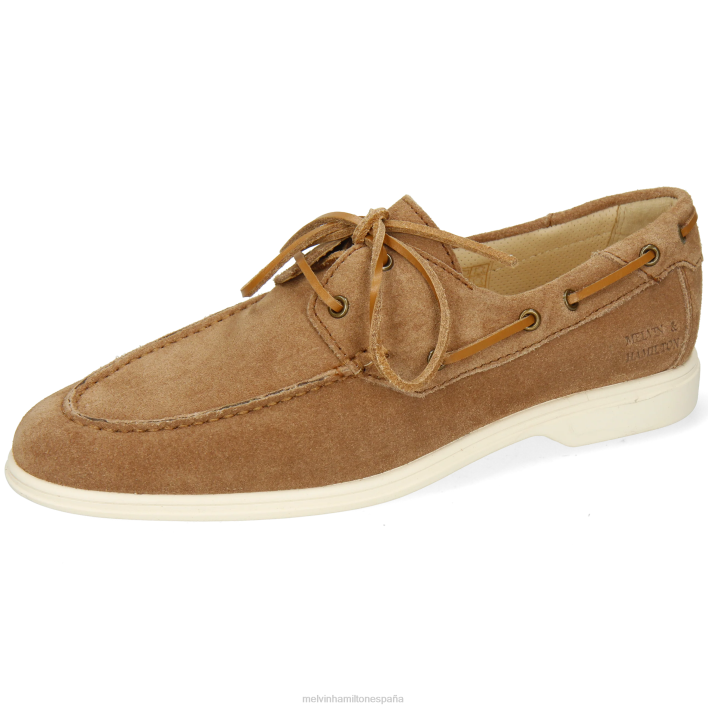 conde 13 hombres Melvin & Hamilton marrón JRT4703 zapatos del barco