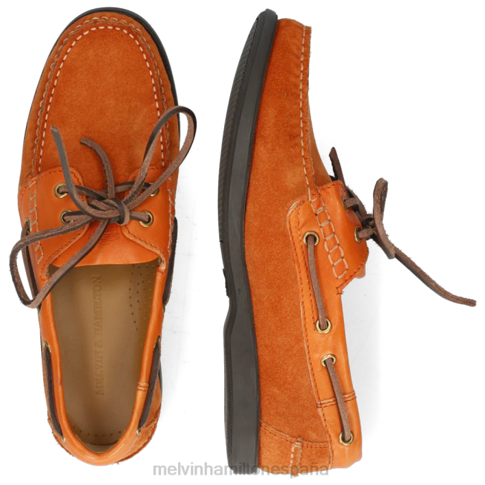 jason 1 hombres Melvin & Hamilton naranja JRT4712 zapatos del barco