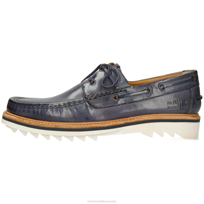 polvo 4 hombres Melvin & Hamilton azul JRT4709 zapatos del barco