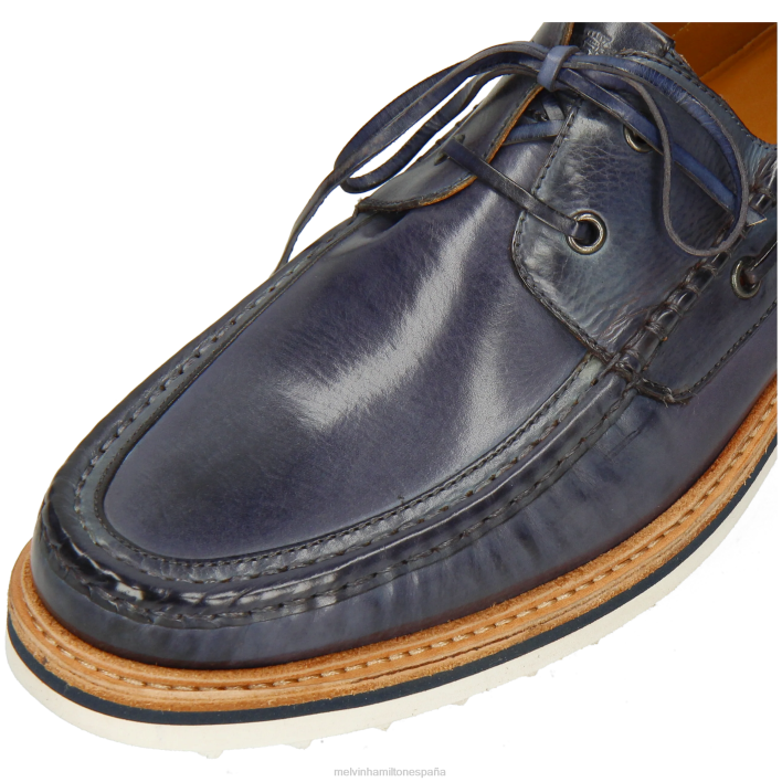 polvo 4 hombres Melvin & Hamilton azul JRT4709 zapatos del barco