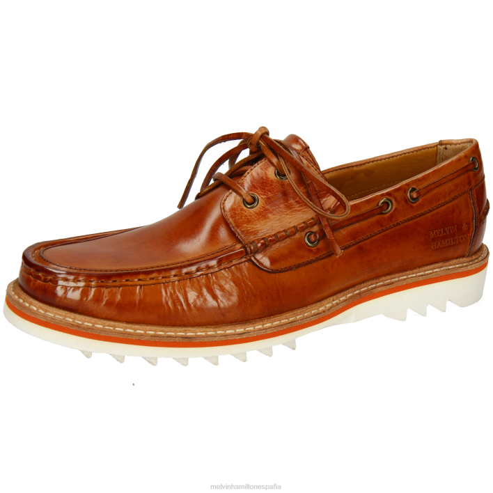 polvo 4 hombres Melvin & Hamilton marrón JRT4710 zapatos del barco