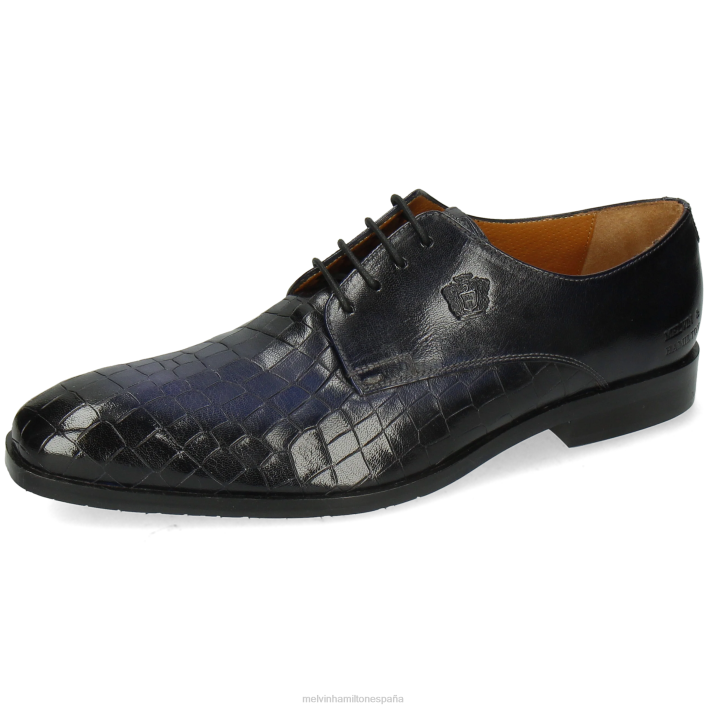 Flynn 1 hombres Melvin & Hamilton azul JRT4537 zapatos derby