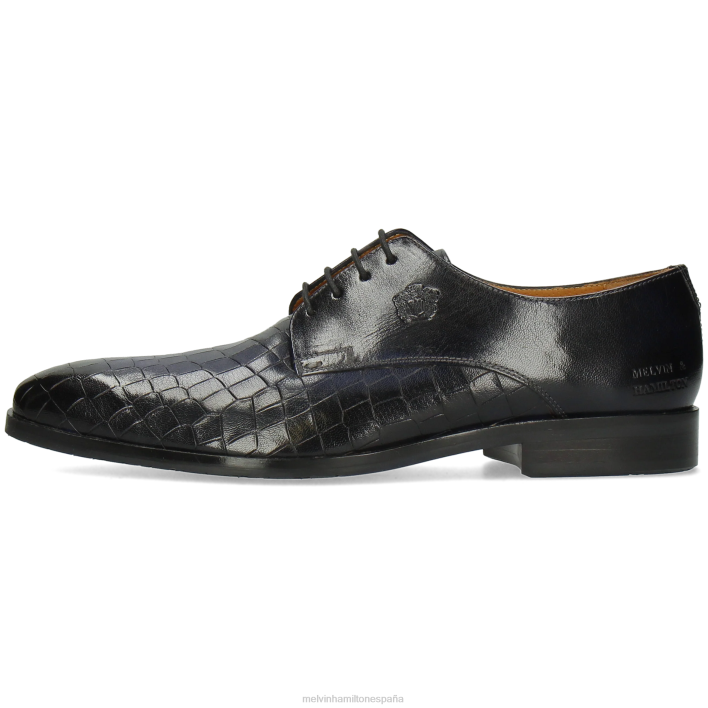 Flynn 1 hombres Melvin & Hamilton azul JRT4537 zapatos derby