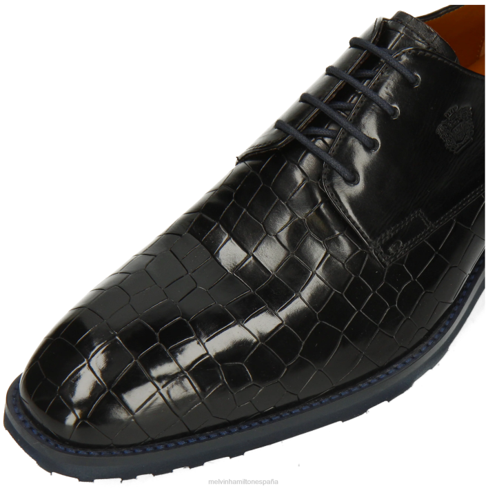 Flynn 1 hombres Melvin & Hamilton negro JRT4377 zapatos derby
