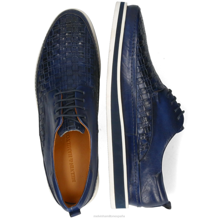 Harry 1 hombres Melvin & Hamilton azul JRT4524 zapatos derby