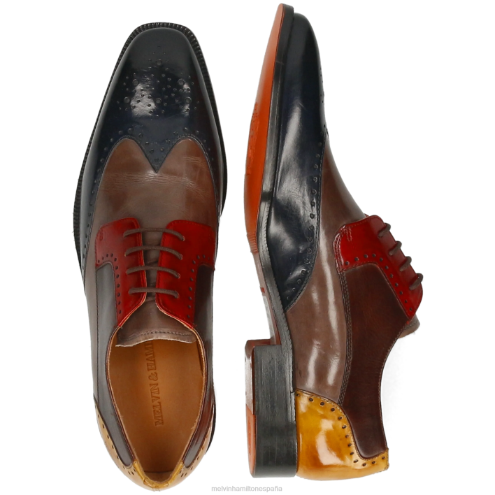 Jeff 14 hombres Melvin & Hamilton multi JRT4354 zapatos derby