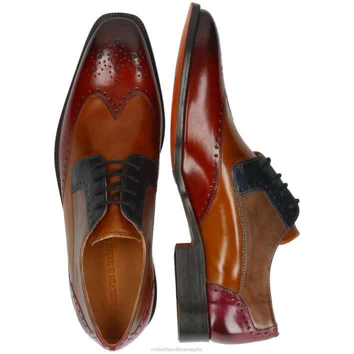 Jeff 14 hombres Melvin & Hamilton multi JRT4356 zapatos derby