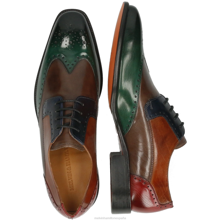 Jeff 14 hombres Melvin & Hamilton multi JRT4451 zapatos derby