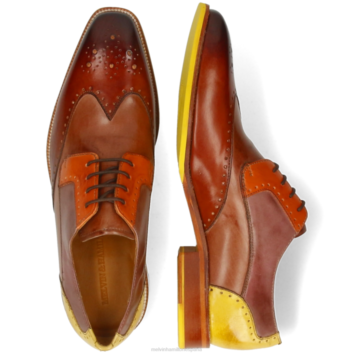 Jeff 14 hombres Melvin & Hamilton multi JRT4526 zapatos derby