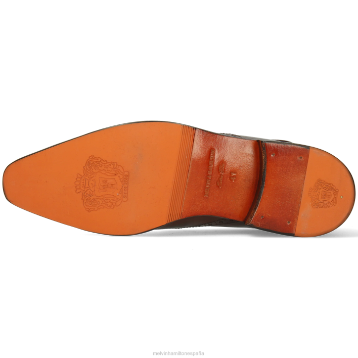 Luis 3 hombres Melvin & Hamilton marrón JRT4434 zapatos derby